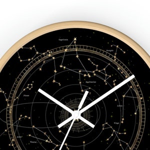 Constellations du zodiaque Horloge murale, Astrologie Astronomie