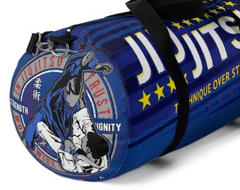 Jiu Jitsu  Duffel Bag, Jiujitsu - Ju Jutsu - Bjj - Brazilian Jitsu - JJ