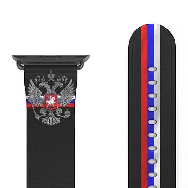 Russian Flag Watch Band, Apple, Russian Business gift