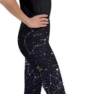 Constellations Youth Leggings, Universe Stars,Astronoimy