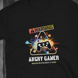 The Angry Gamer, Computer & Video Gaming T-Shirt, PC