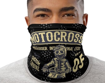 Motocross Face Mask, Neck Gaiter, Sjaal, Hoofddeksels, Motorrijder Facemask