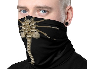 Alien Face Mask, Neck Gaiter, Scarf, Headwear, Facemask, Predator Headband