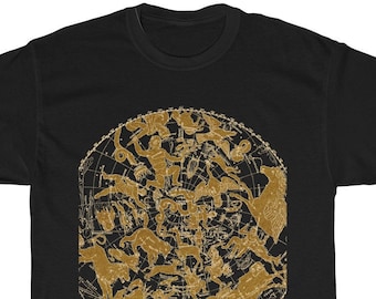 Astronomía Astrología Mitología Constelaciones Vintage Mapa Camiseta Camiseta