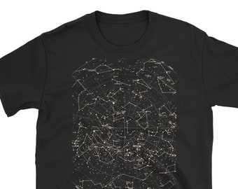 Constellations T Shirt, Astronomy Universe Cosmos , Astronomer Gift, Galaxy  Explorer