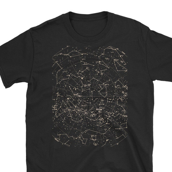 Constellations T Shirt, Astronomy Universe Cosmos , Astronomer Gift, Galaxy Explorer