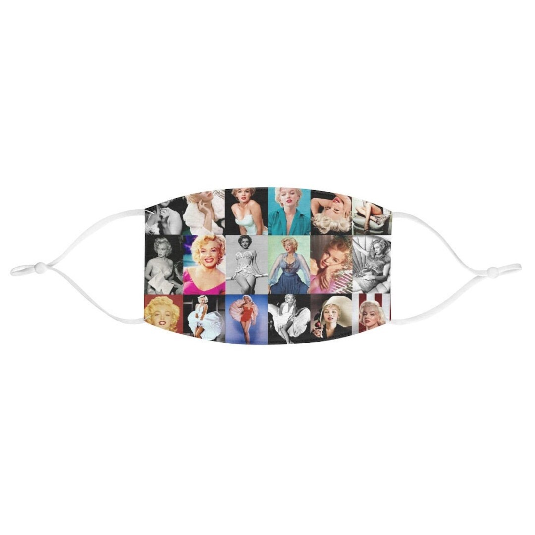 Marilyn Monroe Face Mask, Beauty Fashion, Lady Gift - Etsy