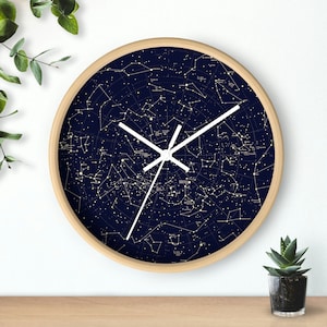 Sternbilder Wanduhr, Astronomie, Celestial Wanduhr