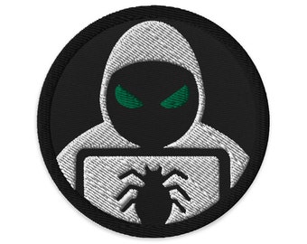 Hacker Embroidered patch, Hacktivist, Deep Web