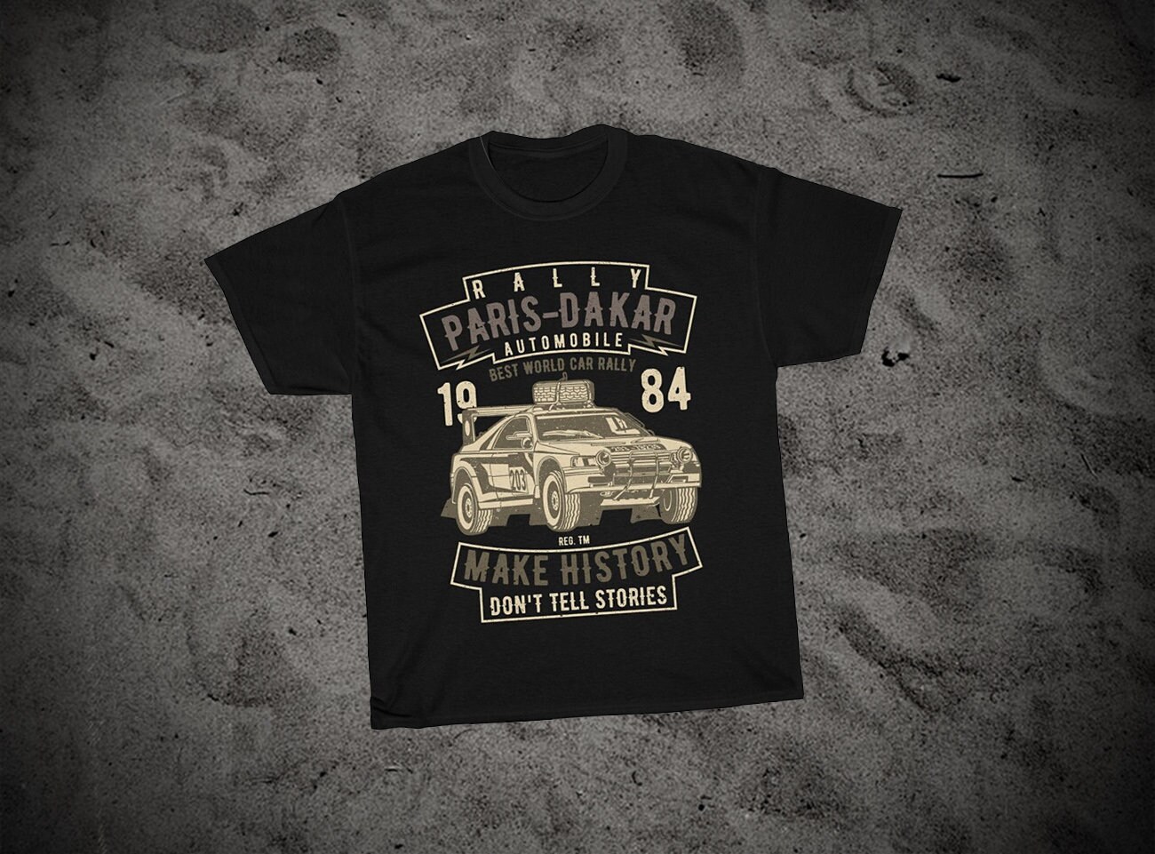 T shirt paris dakar cheap