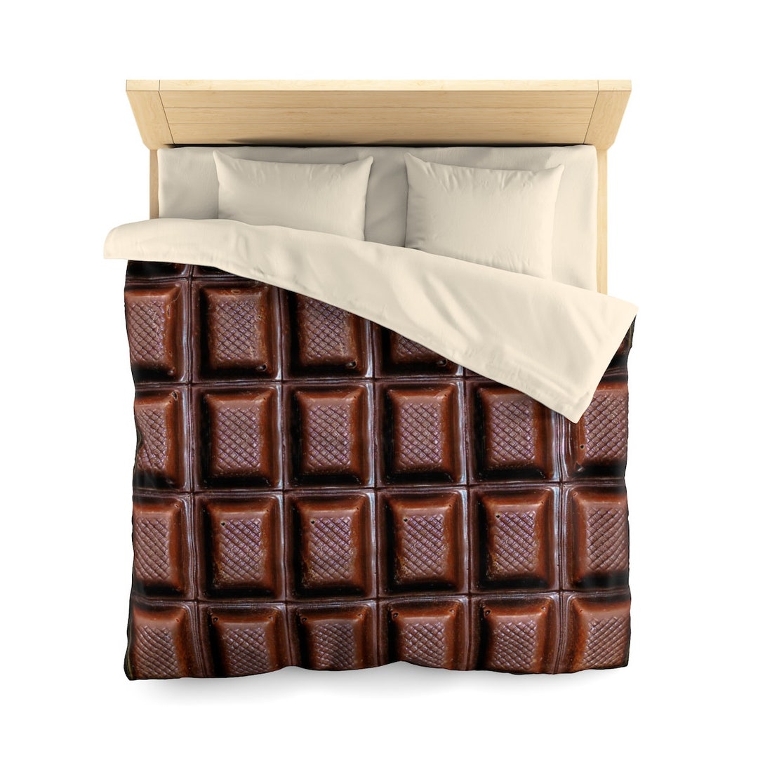 Chocolate Duvet Cover, Sweat Dreams, Great Gift for Chocolate