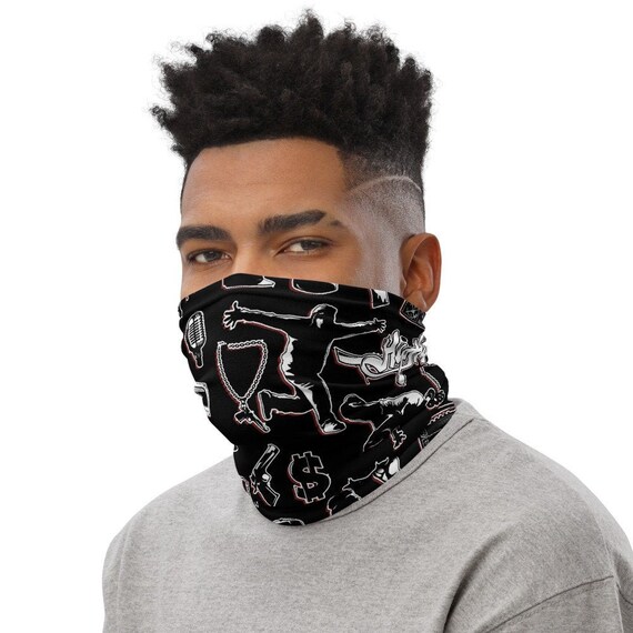 Dempsey Blaze Microbe Hip Hop Face Mask Neck Gaiter Rap Music Scarf Headwear - Etsy