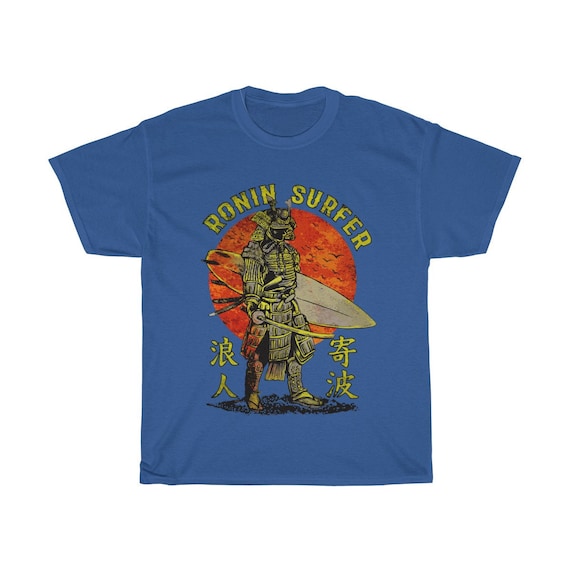 Ronin Surfer T Shirt Samurai Warrior at 