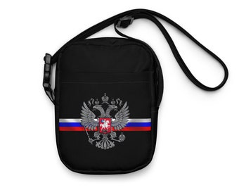 Russian Flag  Utility crossbody bag
