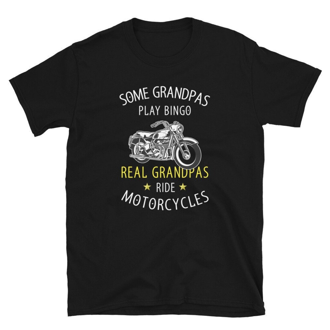 Grandpa Biker, Motorcyclist T-shirt, Granddad, Granddaddy