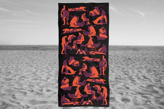Kama Sutra posiert Handtuch, Kamasutra Sex Positionen, Sexy Geschenk, Freund Freundin Romantik Hochzeitspaar