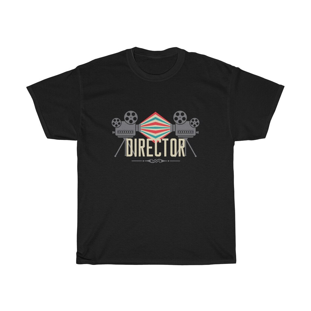 Merch Director Background Film Director T Shirt, Movie Maker, Film Creator, Producer, Video ...