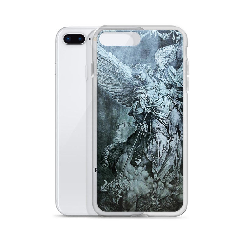 Angel iPhone Case, Michael Archangel Battle, Bibble, Religion - Etsy