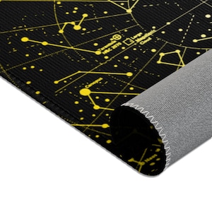 Tapis de constellations, ciel nocturne, astronomie