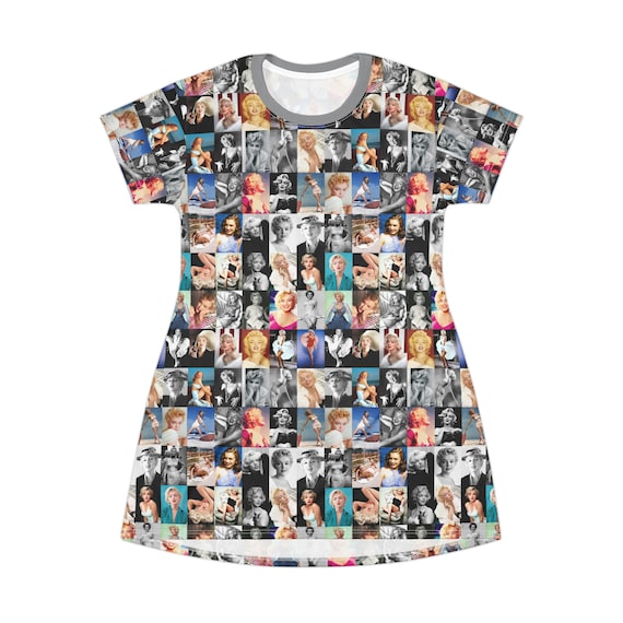 marilyn monroe shirt dress Marilyn Oversized Cotton T-Shirt Dress