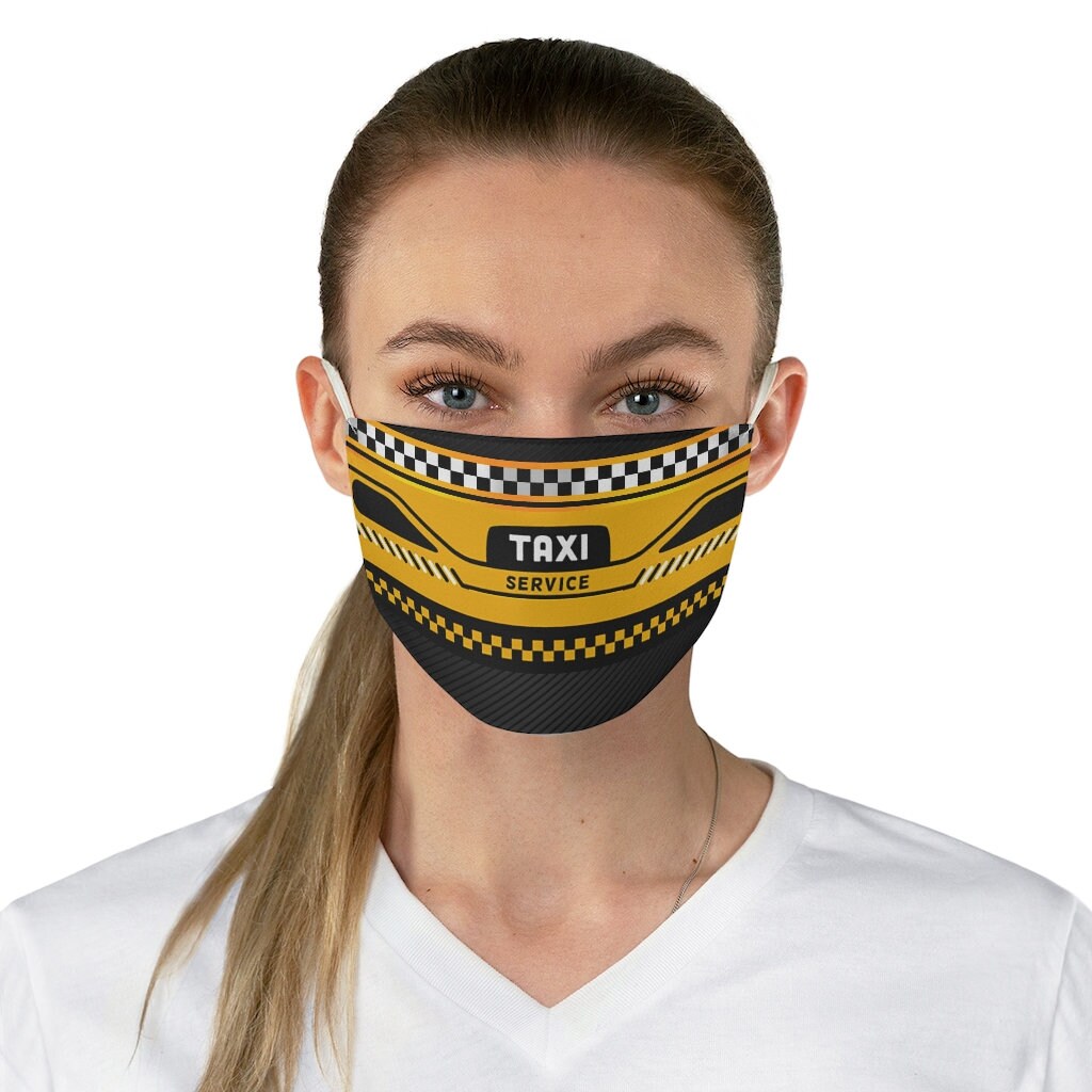 Taxi Driver Face Mask Cab Taxi Service Facemask Etsy Polska