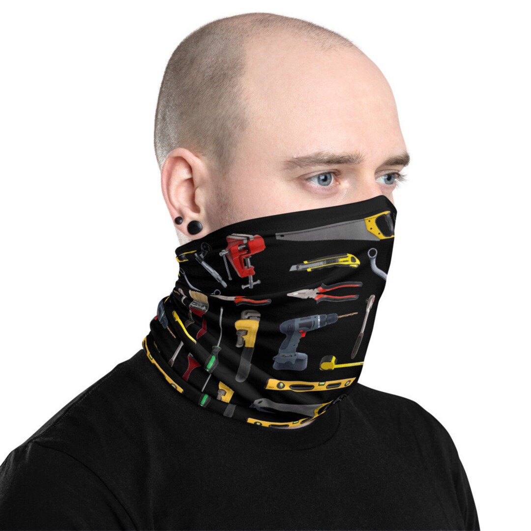 Construction Face Mask Neck Gaiter, Scarf Dust Protection Labourer