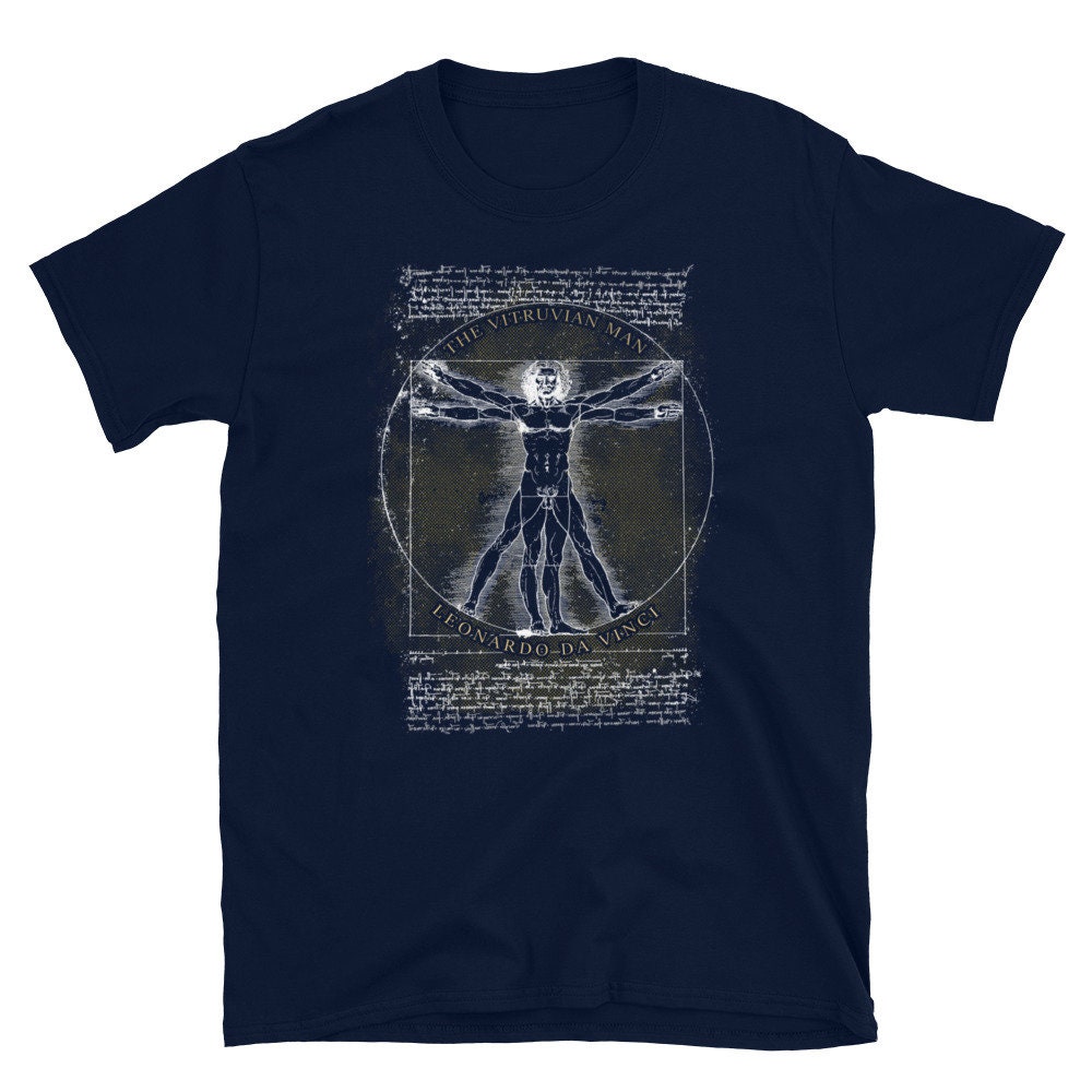 The Vitruvian Man Unisex T-shirt, Leonardo Da Vinci - Etsy