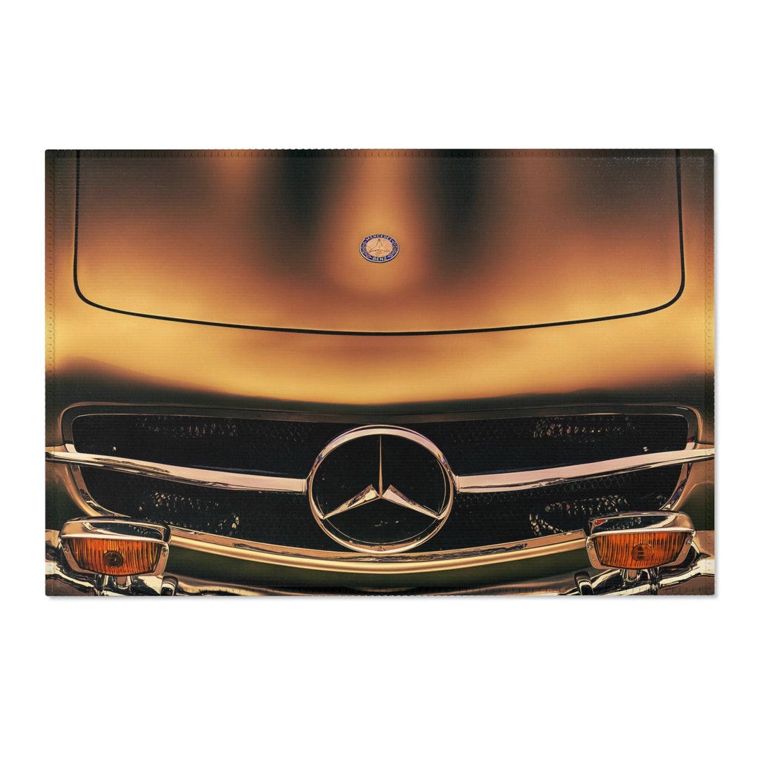 Mercedes Area Rug, Sports Car Fan Rug - Etsy