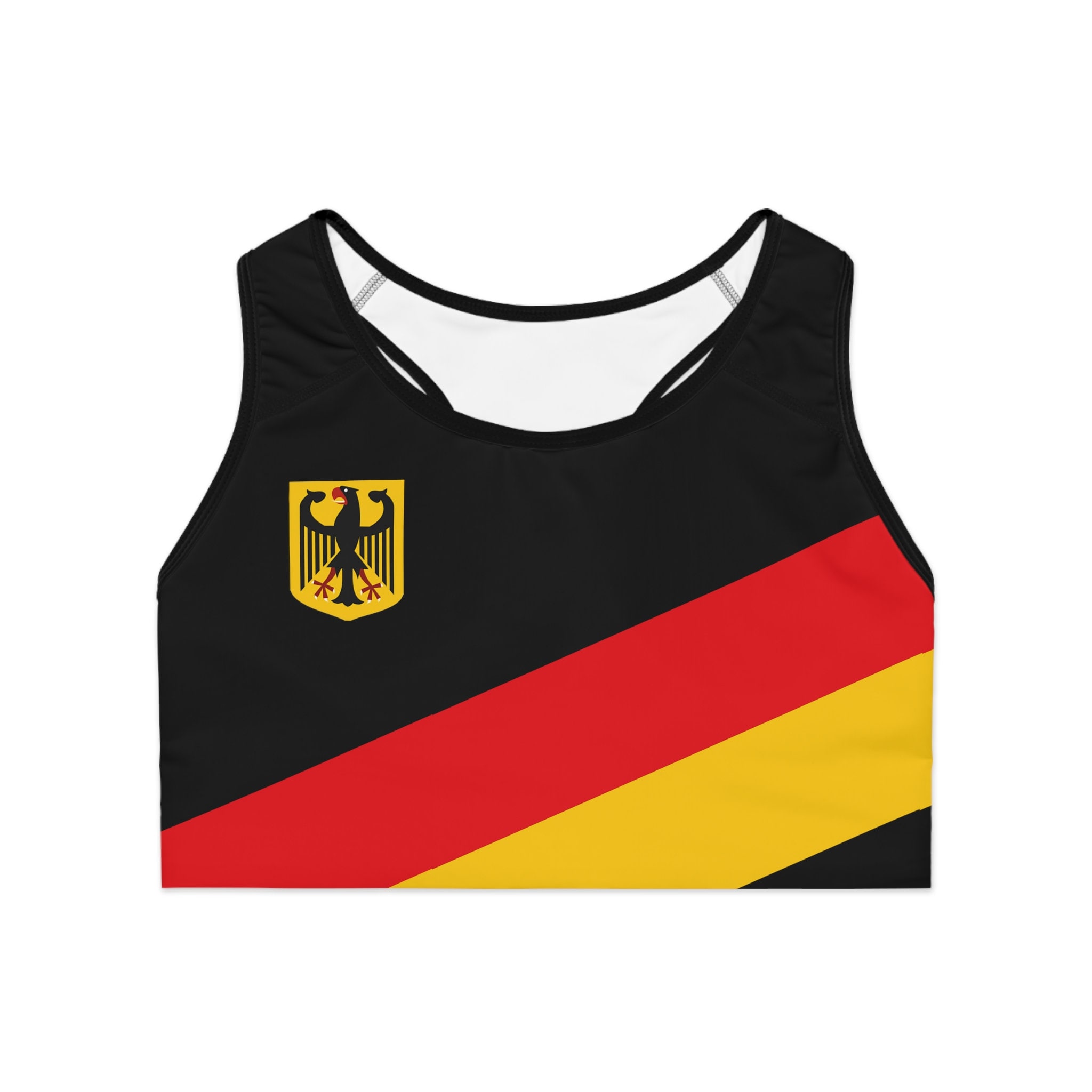 Germany Flag Sport Bra, German Girl -  Finland