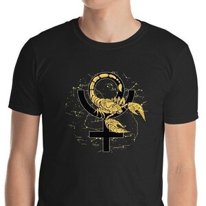 T-Shirt Scorpion Pluton, Astrologie Astronomie Constellation Galaxy Zodiac