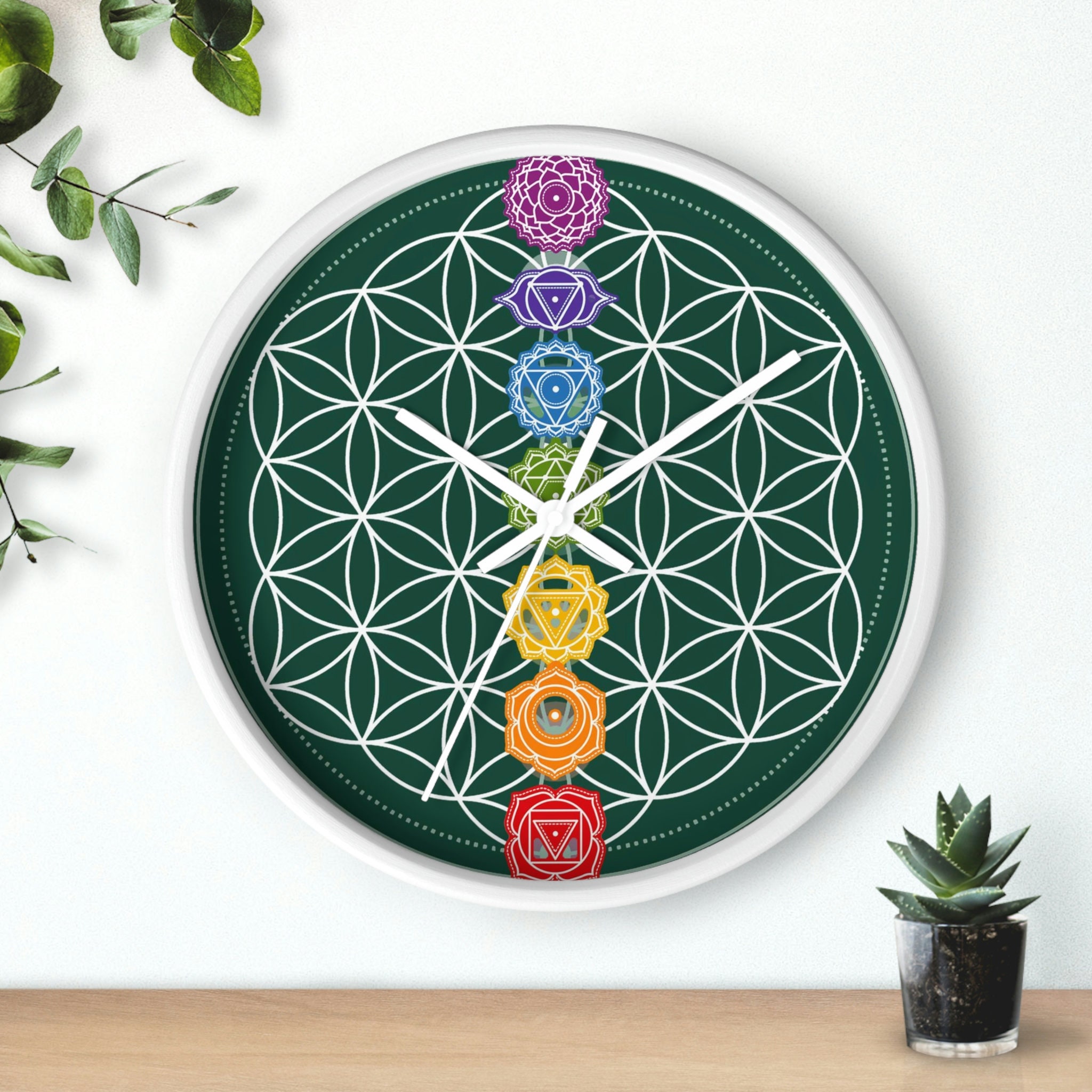 green white flower of life patch sacred geometry embroidery small size  variations are available Drunvalo Melchizedek