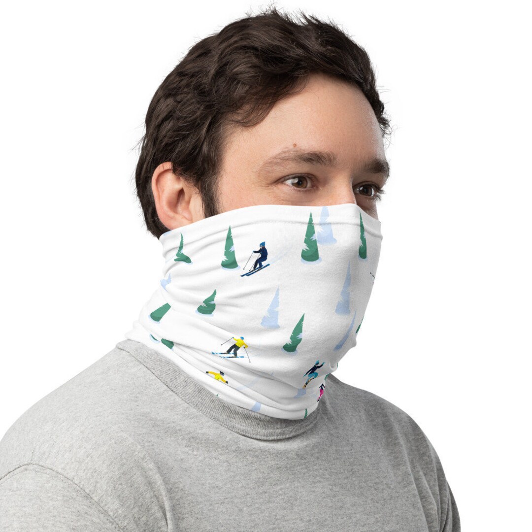 Skiing & Snowboard Face Mask Cuello Gaiter Bufanda de Etsy España