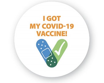 10 pack - I got my COVID-19 vaccine! stickers (CDC design, 10 pack)