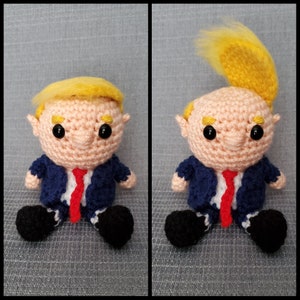 Toupee Trump Crochet Pattern