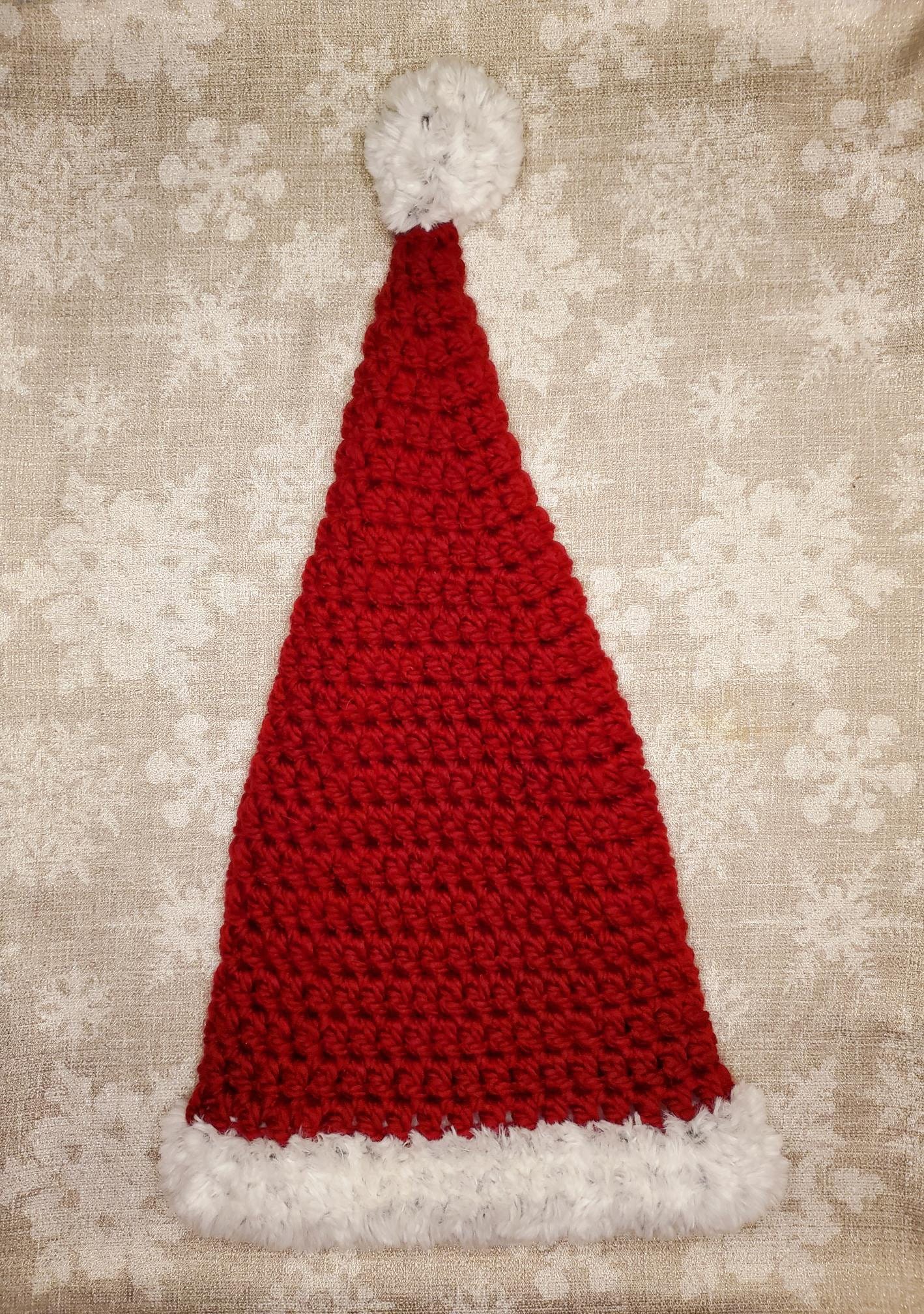 Quick and Easy Santa Hat Crochet Pattern four Sizes - Etsy