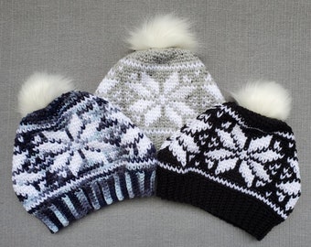 Nordic Winter Beanie Crochet Pattern