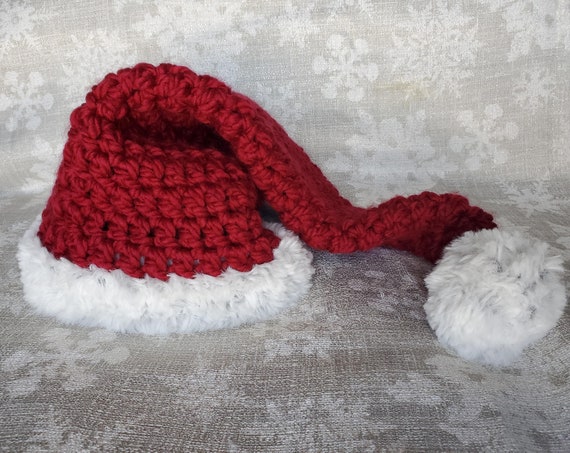 Quick and Easy Santa Hat Crochet Pattern all Sizes - Etsy