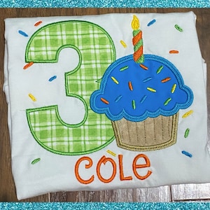 Cupcake Birthday Shirt