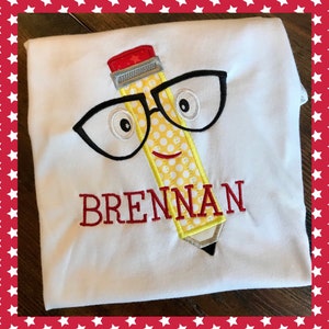 Monogrammed Pencil Shirt