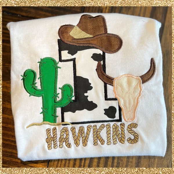 Western Cowboy Birthday Shirt