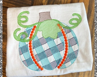 Boys Fall Monogrammed Pumpkin Shirt