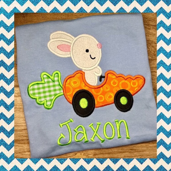 Claire & Charlie Boys Light Blue Knit T-Shirt with Easter Bunny main image 0