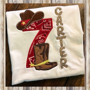 Cowboy Birthday Shirt