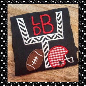 Monogrammed Football Goal Shirt