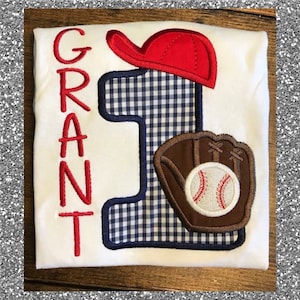 Baseball Birthday Shirt