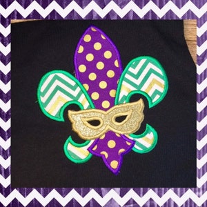 Mardi Gras Fleur de lis Shirt
