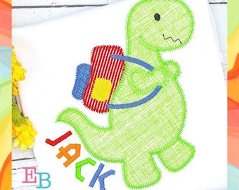 Monogrammed Back to School Dinosaur Shirt - Etsy Ireland Monogrammed Back to School Dinosaur Shirt - Etsy Ireland