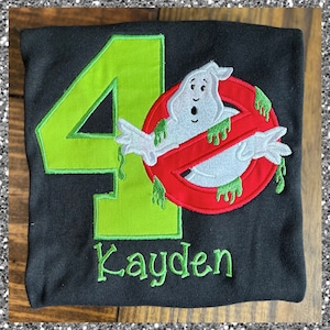 Ghost Fighter Birthday Shirt