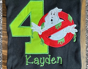 Ghost Fighter Birthday Shirt