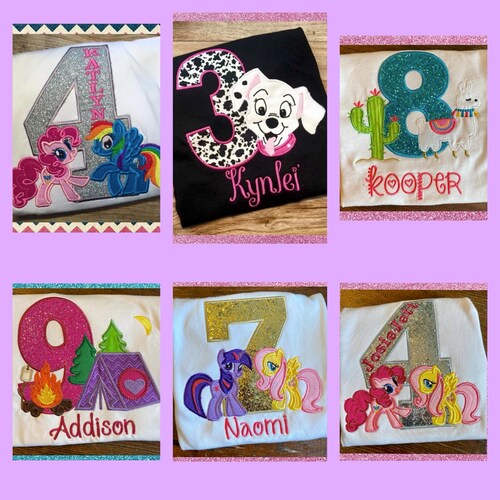 Gildan Equestria Girls Custom T-Shirt – Personalized Birthday Party Tee, 100% Cotton, Unisex Kids